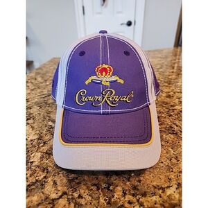 Vintage McMurray #26 Nascar Roush Racing Crown Royal Embroidered Caliber Hat Cap